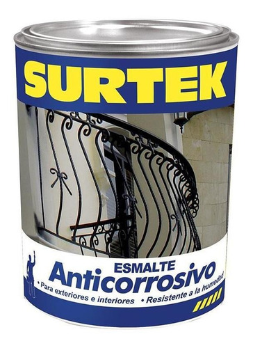 Esmalte Anticorrosivo Blanco 1lt Surtek Sp30200