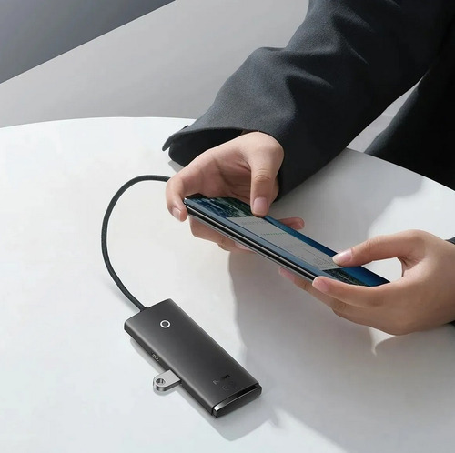 Hub Adaptador Con Conector Usb-c 4 Usb 3.0 Baseus Cable 25cm