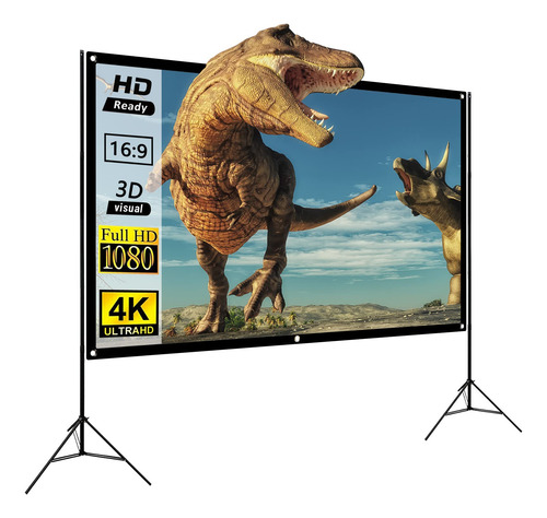 Blugy 1 Pieza Proyector Pantalla Proyeccion Pelicula Hd Para