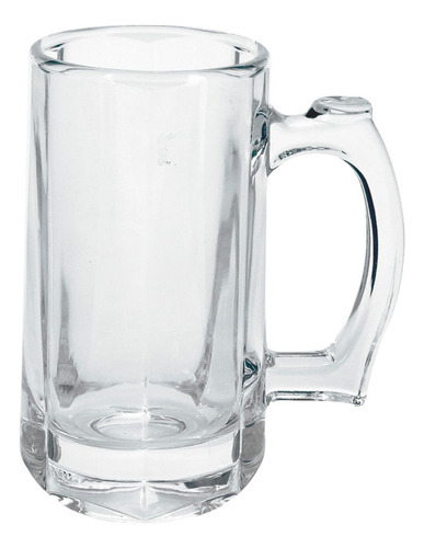 Kit 2 Canecas Vidro Reforçada Chopp 380ml Outback Bar Boteco