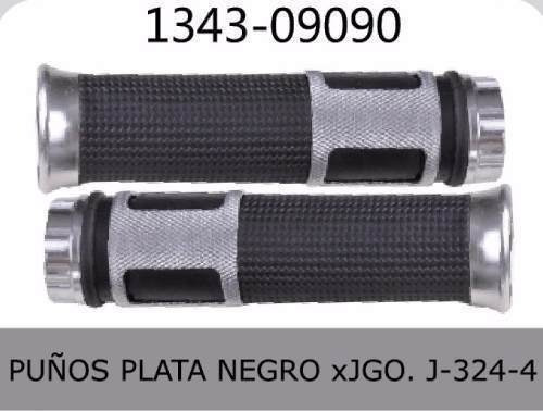 Puños J-324-4 Plata Negro Jgo. Nsu