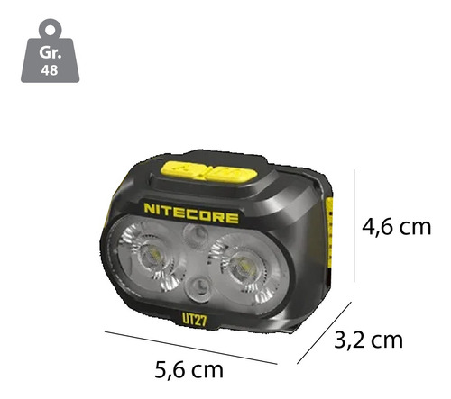 Linterna Led Minera Vincha 800l 9 Modos Luz Recargable Usb