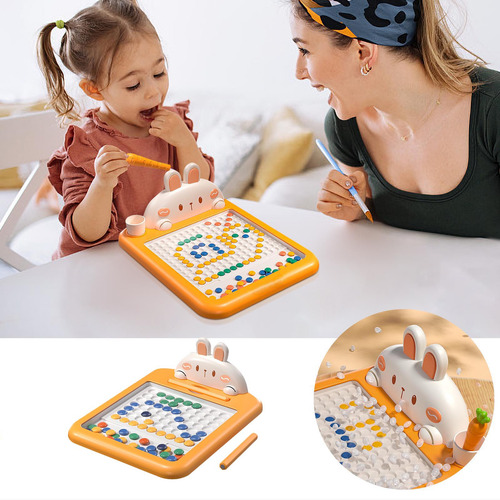 Pizarra Magnética Con Puntos En U Para Niños, Tablero De Dib