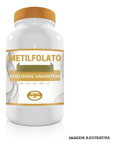 Metilfolato ( Vit B9/ Ac. Folico) 400mcg 60 Cápsulas Sabor Sem sabor