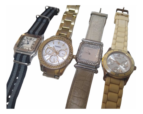 Vendo Coleccion De Cuatro Finos Relojes De Dama Originales 