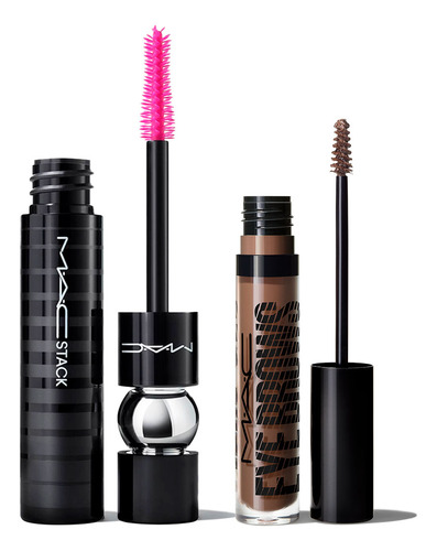 Macstack Mascara Black + Eye Brows Big Boost Duo