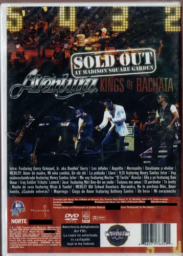 Dvd Aventura Kings Of Bachata Sold Out At Madison Square