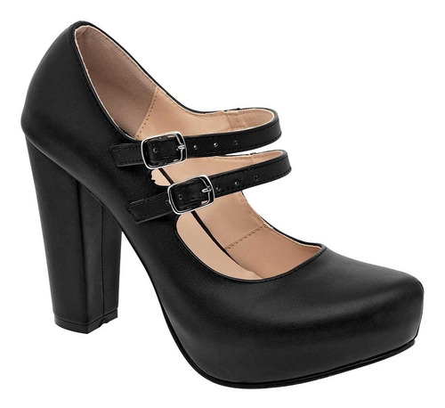 Zapatilla  Mary Cecy 43 Para Mujer Color  Negro E5