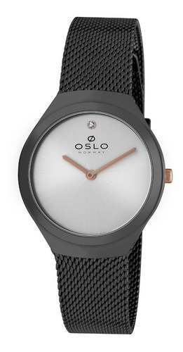 Relógio Oslo Feminino - Oftsss9t0040 S1gx Cor da correia Preto Cor do bisel Preto