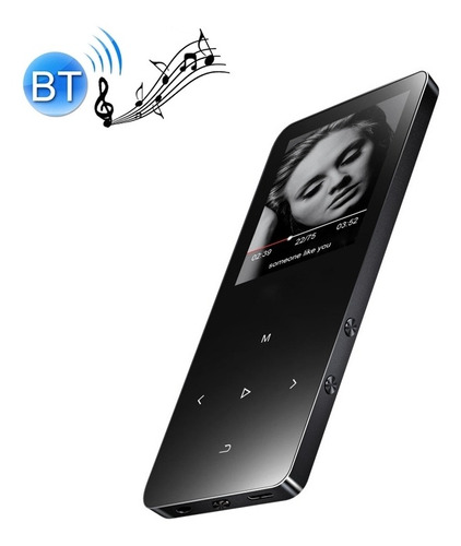 X2 Reproductor De Música Mp4 Mp3 Bluetooth Con Pantalla Táct