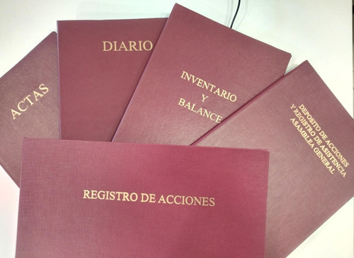 Pack Sociedades Anónimas (actas+diario+inv.+dep.acc+reg.acc)