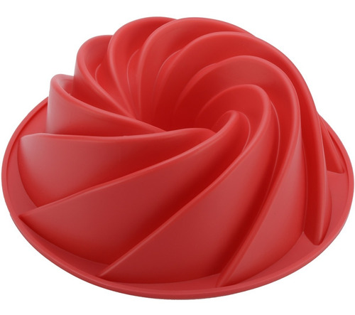 Forma Espiral Silicone P/ Bolo Pudim Forno Microondas 240ºc