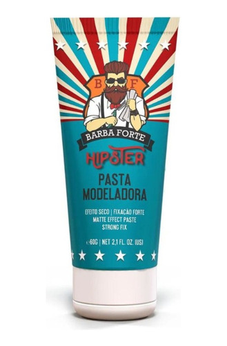 Pasta Modeladora Matte Effect Hipster Barba Forte 60 Gr