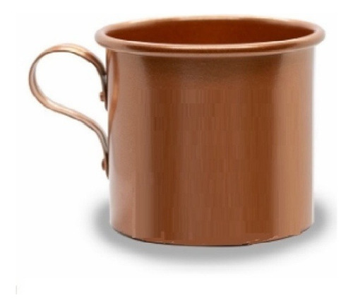 06 Caneca Moscow Mule Alumínio Pintado Linha Premium 350ml