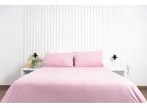 Comprar Juego De Sábanas Lisas Rosado 1.5 Plz 100% Algodón
