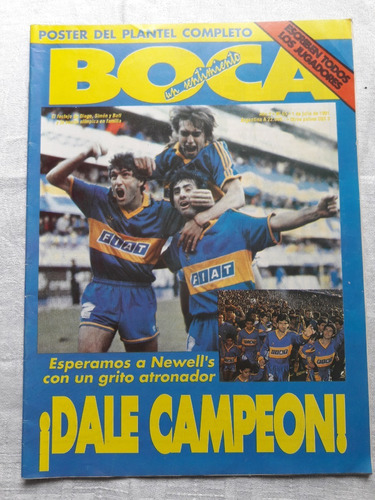 Revista Boca Un Sentimiento N° 65 Año 1991 Dale Campeon!