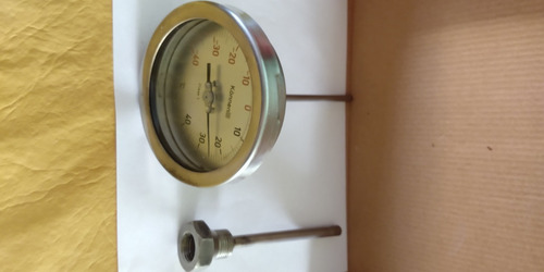 Termómetro Bimetálico De Aguja Con Vaina Rango -40+40 ° C (Usado)