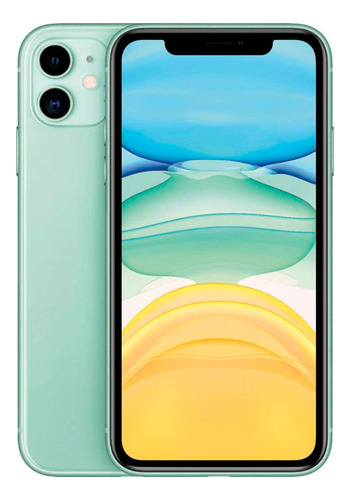 Apple iPhone 11 128 Gb Verde Mensaje De Pantalla Desconocida Grado A (Reacondicionado)