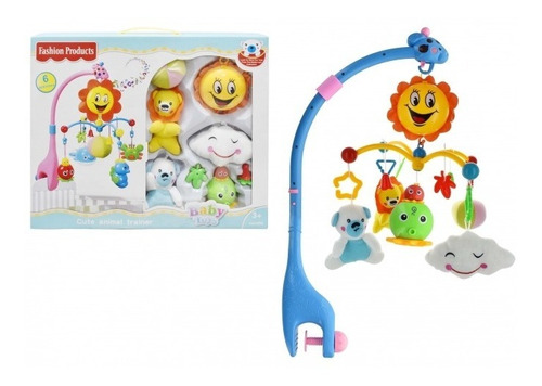 Movil Cunero Con Musica 6 Actividades Y Peluche Bebe Cuna