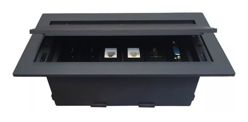 Imagem 3 de 6 de Caixa De Conectividade Para Mesas Completa - Qmf6-m1