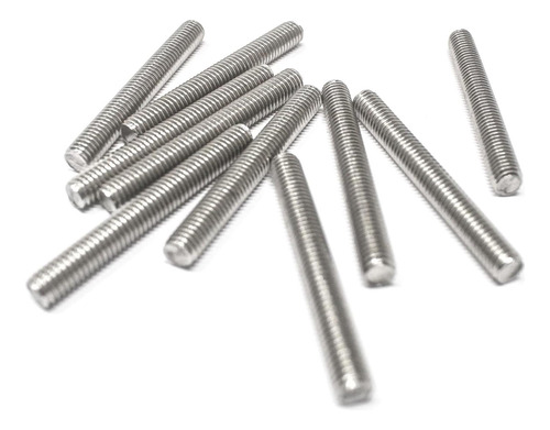 Eivvia 10 Pcs M6 X 40 Mm 304 Varilla De Rosca Completa De Y