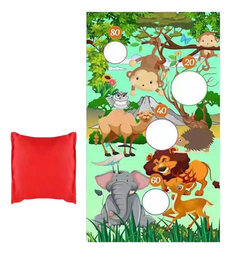 Ft Animal Background Toss Game Fun Throwing Banner Para