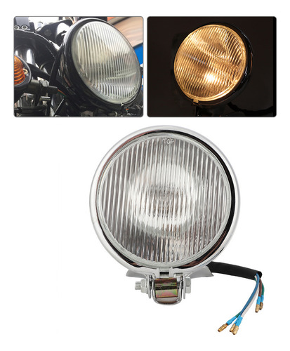 Faro Retro Universal Para Motocicleta