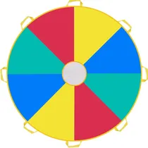 Comprar 2m Del Arco Iris Paracaídas Niños Juego Grupo De Ejercicios 