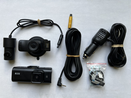 Cámara Para Automóvi 170° Hd Dash Cam Dual Con Tarjeta Y Gps