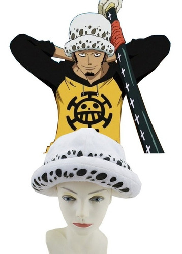 Imagen 2 de 4 de Gorro Sombrero Trafalgar Law - One Piece