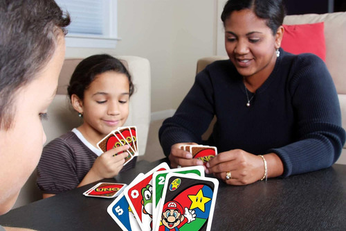 Juego De Cartas Uno Edicion Super Mario Con Lata Mattel