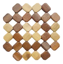 Comprar Posa Pava Fuentes Ollas Madera Bambu Diseño 14cm