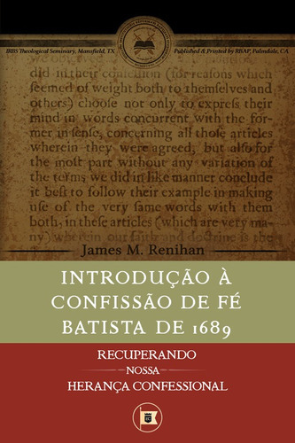 Introdução Confissão Fé Batista 1689 O Estandarte De Cristo, De  Na Capa. Editora O Estandarte De Cristo Em Português