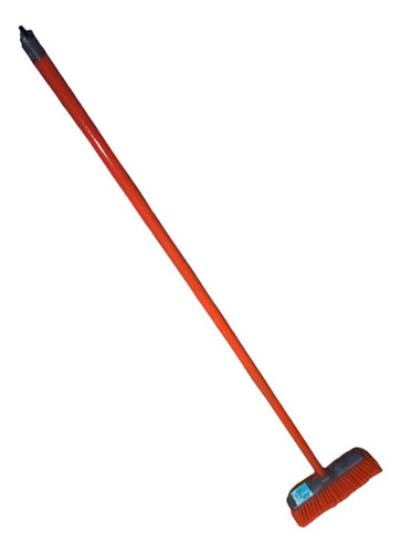 Escobillón Tradicional Rojo Mango Madera 120cm Doña Fresia