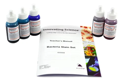 Innovating Science Bacteria Stain Set - 5 Portaobjetos ...