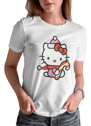 Blusa / Playera Hello Kitty Para Mujer Navidad No#163