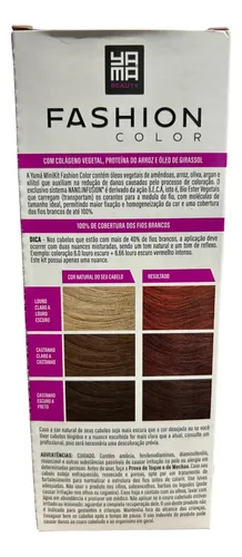 Tinta Capilar Yamá Fashion Color 6.4 Louro Escuro Acobreado