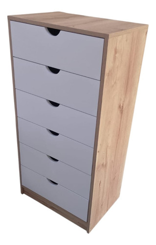 Cajonera De Melamina 6 Gavetas - Estilo Moderno Y Funcional Duna