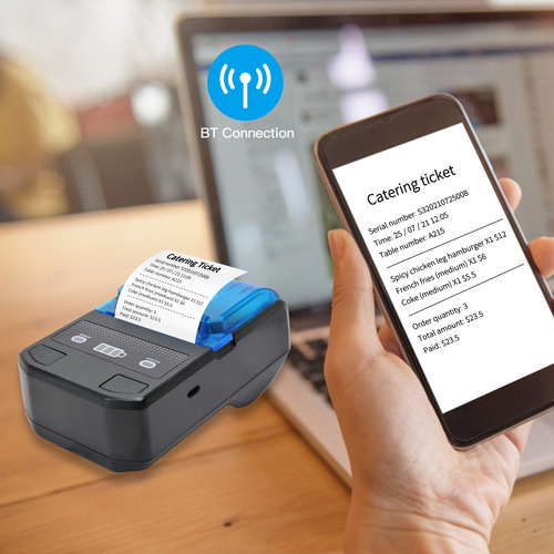 Impressora De Etiquetas Bt Ticket Receipt, Mini Varejo Portá