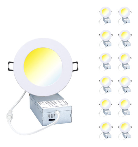 Popanu Luz Led Empotrable De 4 Pulgadas  Lmpara De Techo Ult