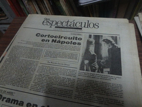 Clarin Espectaculos 1992 Nestor Alemendros Urdapilleta