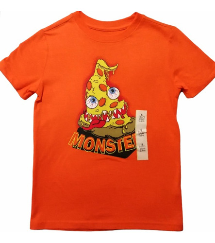 Playera Naranja Americana Target Cat & Jack Talla Small 6/7 