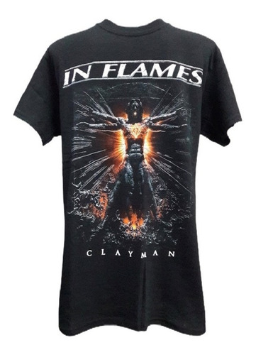 Playera In Flames - Clayman
