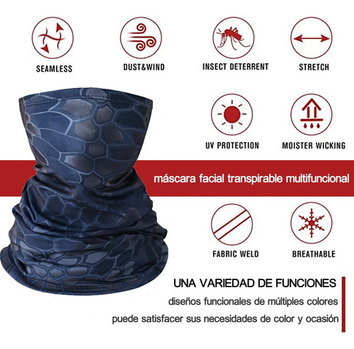 4 Pcs Mascara Con Protección Uv Para Deportes,ciclismo
