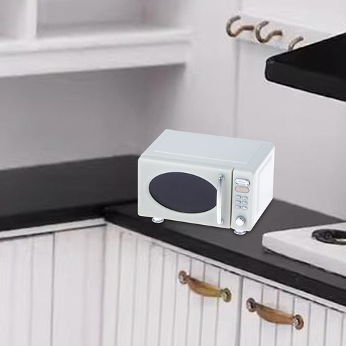 Accesorios De Casa De Muñecas De Mini Microondas Para