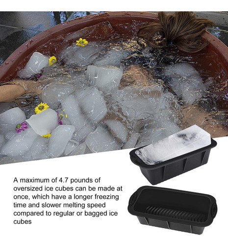 Moldes De Hielo De Silicona Para Baños De Hielo Molde De Lad
