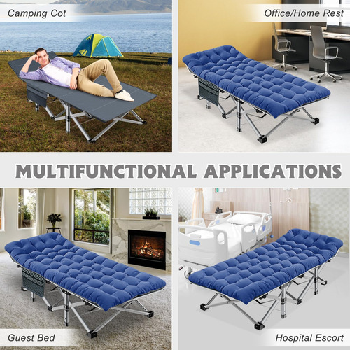 Cuna De Acampada Aboron Plegable Con Alfombrilla Oxford De 1
