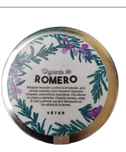 Ungüento Natural Medicinal Vegano Véter Biocosmética 45 Grs