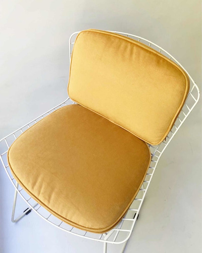 Imagen 3 de 3 de Almohadones Para Sillas Bertoia Set Asiento + Respaldo