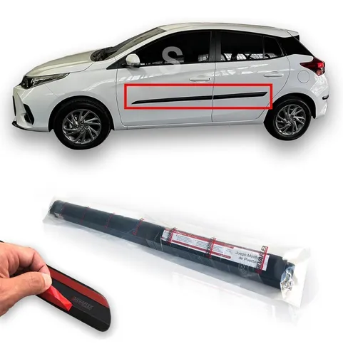 Baguetas Molduras Laterales Toyota Yaris 2022+ Negras